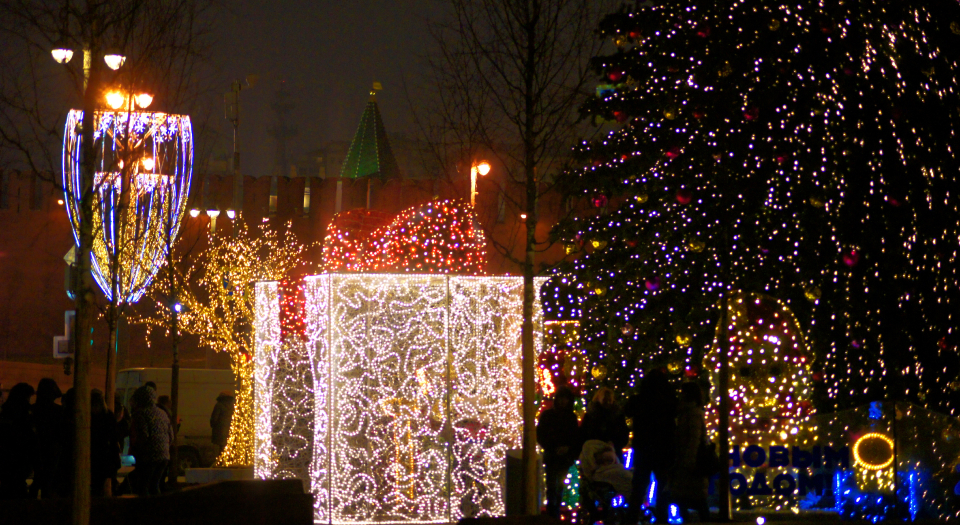 Новогоднее оформление площади в 2019 году